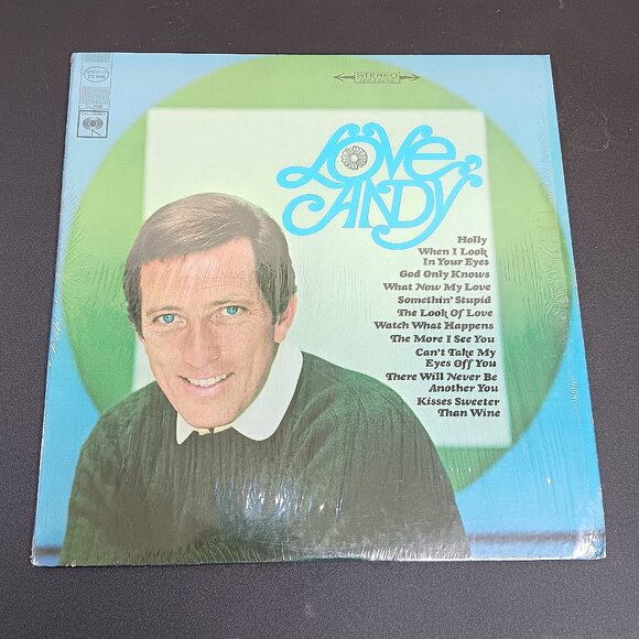 Andy Williams Love Andy Vinyl LP 1967 Vtg 50s 60s Pop Music Greatest Hits Album - Picture 1 of 3